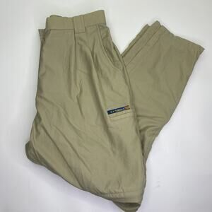 ExOfficio Women’s Outdoor Hiking Pants Roll Tab Zip Pockets Nylon Size 12